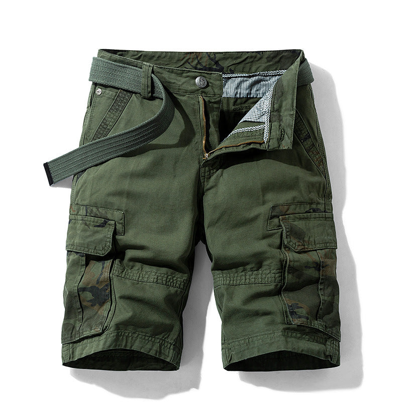 Men's Summer New Camouflage Multi-Pocket Cargo Shorts