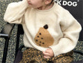 Cute Loose Cartoon Knit Sweater for Girls