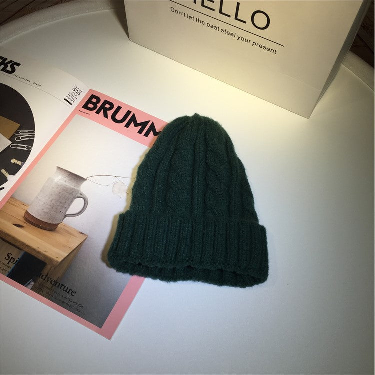 Cozy Twist Knit Warm Ear Shield Hat