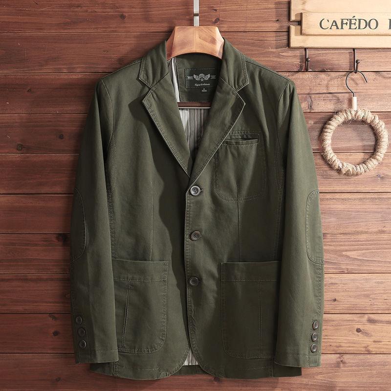 Men Casual Loose Fit Suit Jacket