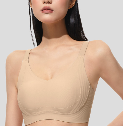 Seamless Support Bra with Adjustable Comfort Fit