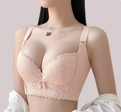 Adjustable Gathering Support Cup Bra