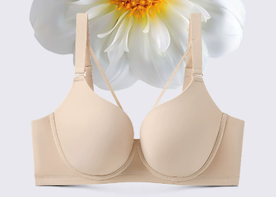Seamless Steel Ring Push Up Support Bra