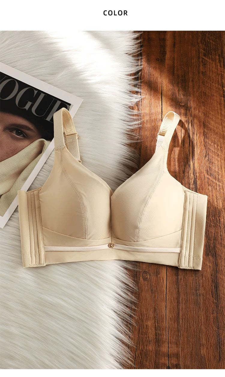 Seamless Push Up Wireless Support Bra