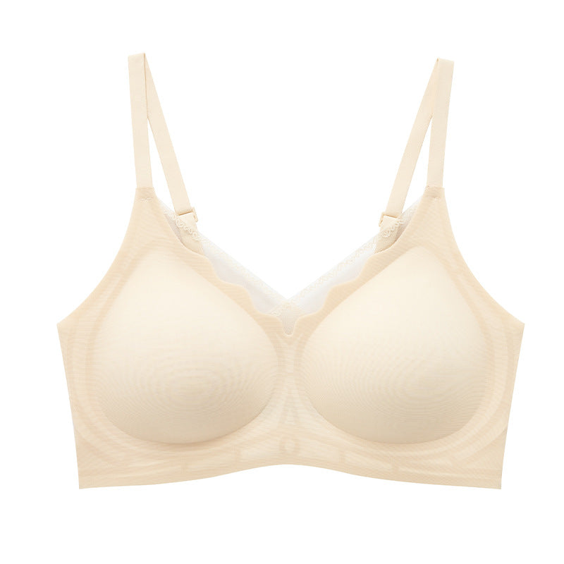 Breathable Wireless Honeycomb Cup Bra for Women