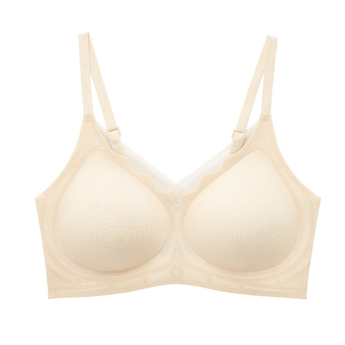 Breathable Wireless Honeycomb Cup Bra for Women