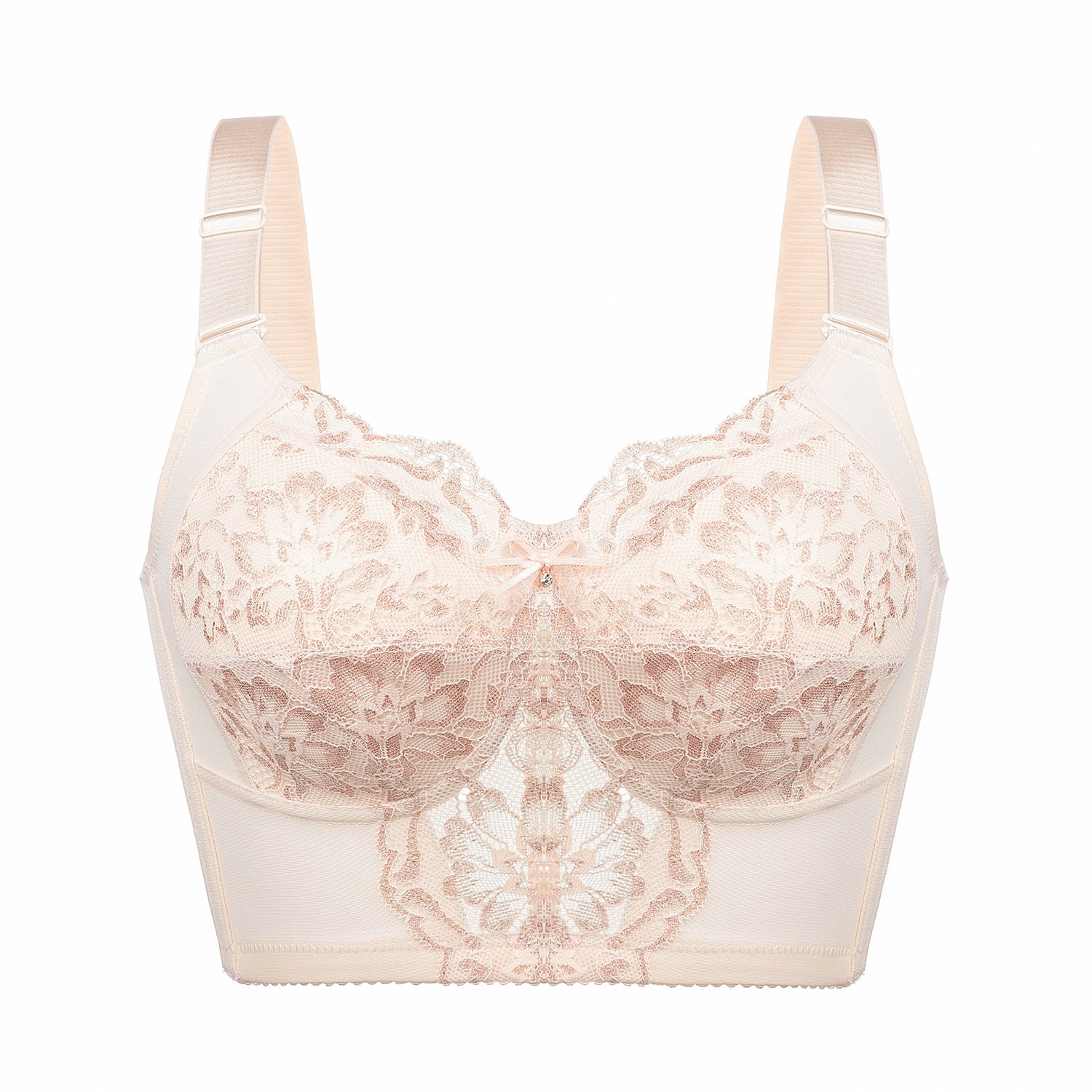 Lightweight Sheer Full Cup Support Bra Set