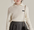 Girls Slim Knit Base Sweater
