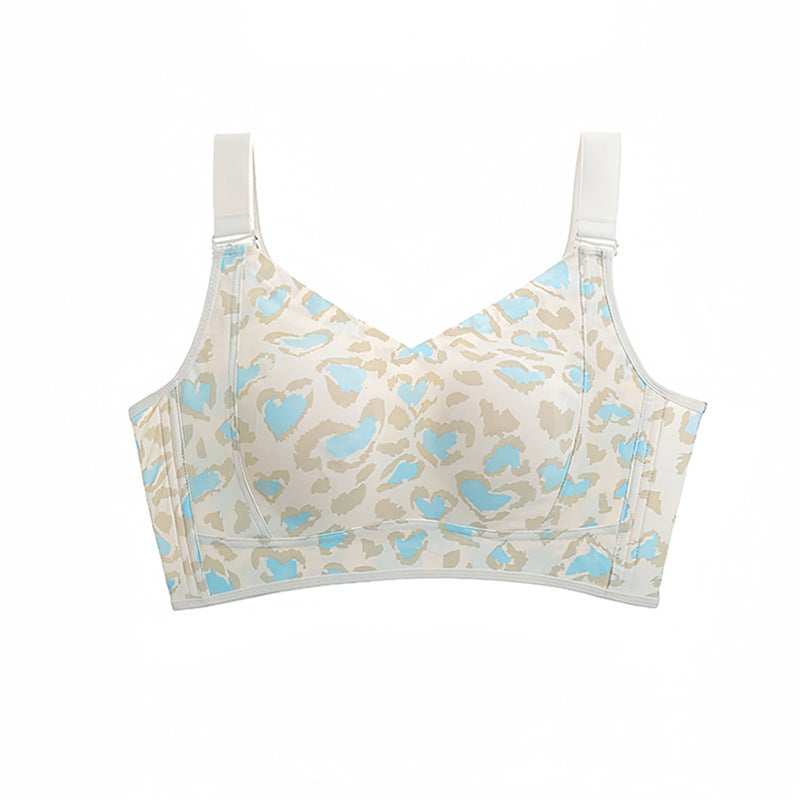 Leopard Print Wireless Comfort Bra
