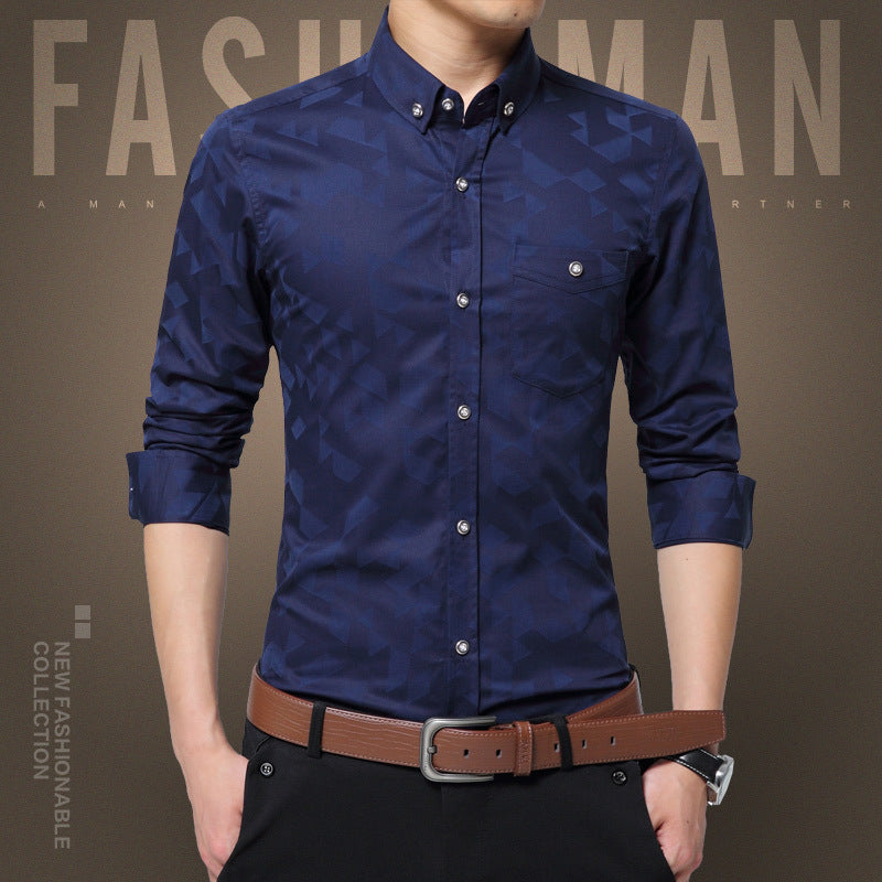 Men’s Casual No Iron Cotton Shirt