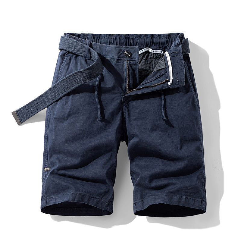 Retro Style Loose Utility Shorts for Men