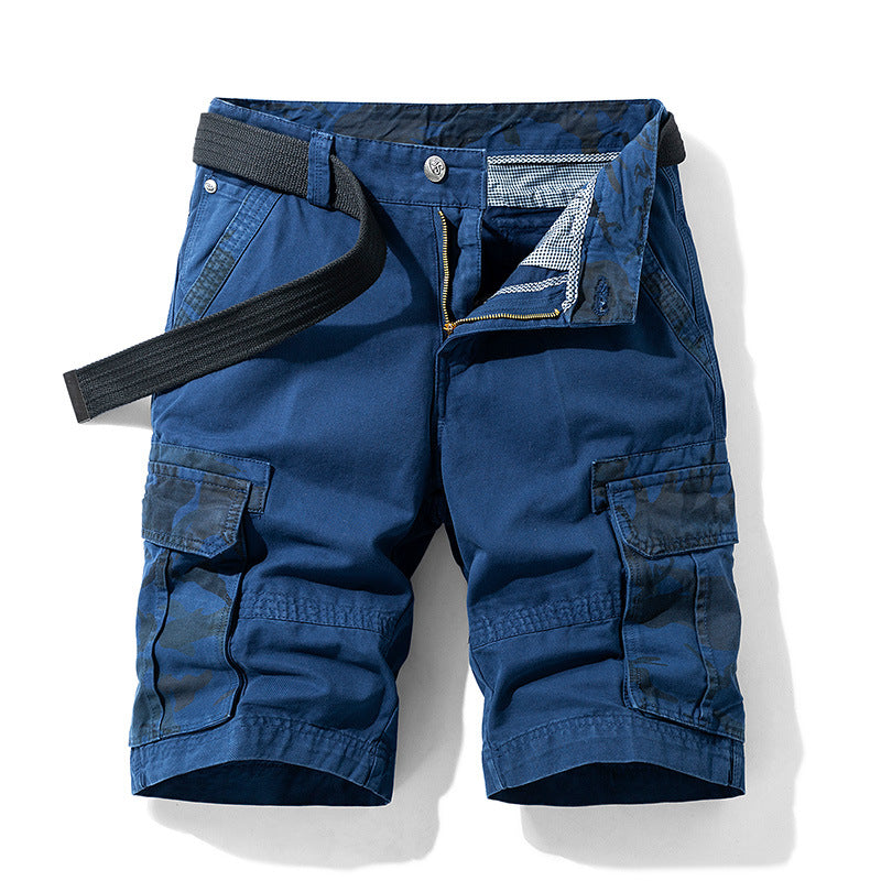 Men's Summer New Camouflage Multi-Pocket Cargo Shorts