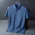 Men’s Ice Silk Breathable Casual Polo Shirt