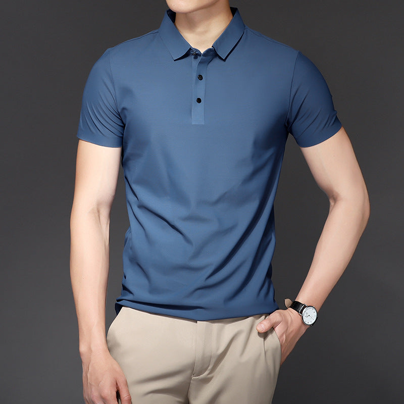 Seamless Ice Feel Polo Shirt for Men