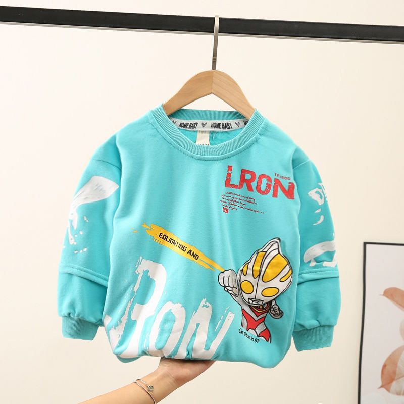 Hero Print Boys Long Sleeve Sweatshirt