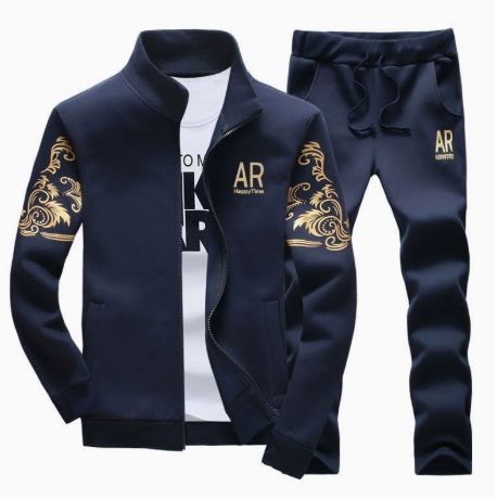 Slim Fit Sportswear Set for Men