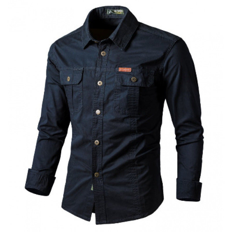 Men’s Casual Workwear Long Sleeve Shirt
