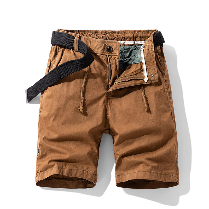 Retro Style Loose Utility Shorts for Men