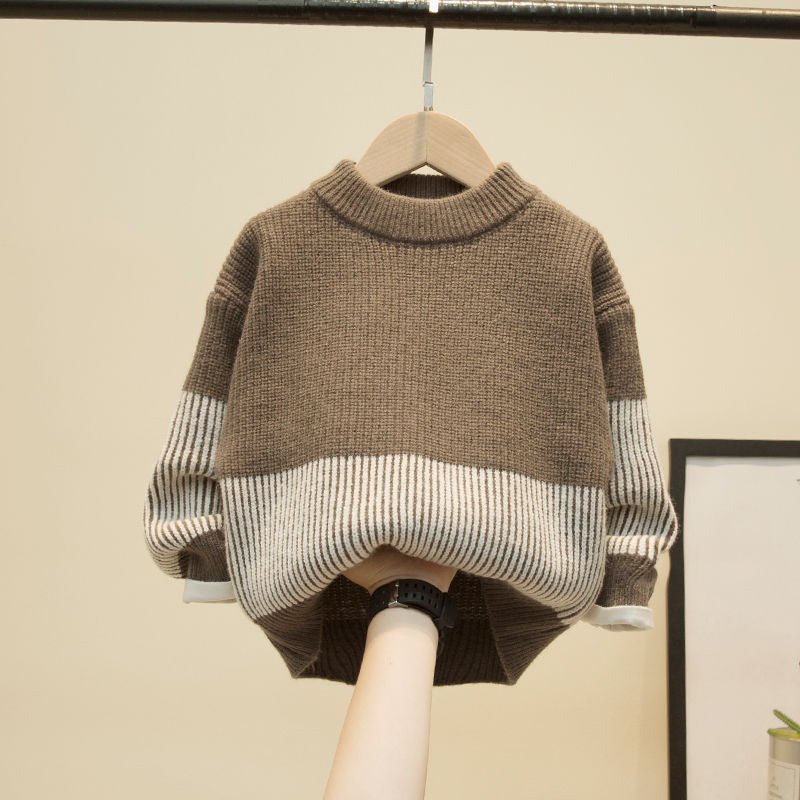 Soft Lined Knit Sweater for Boys