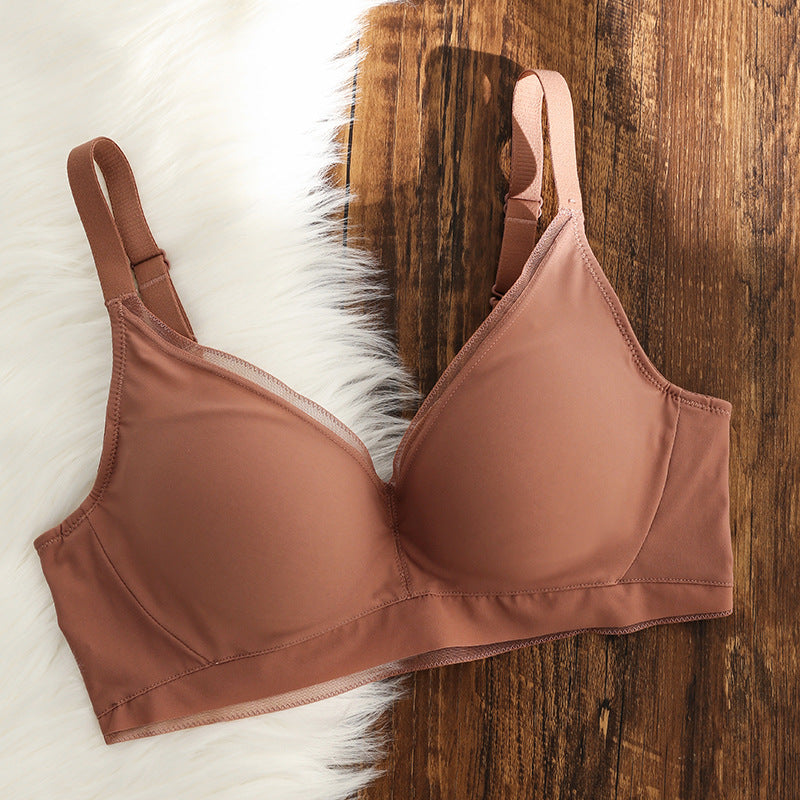 Mulberry Silk Seamless Push Up Bra for Women