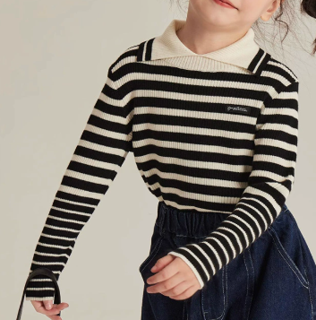 Girls Slim Knit Base Sweater