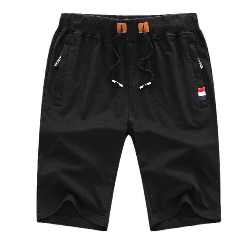 Loose Elastic Waist Mid Length Casual Shorts for Men