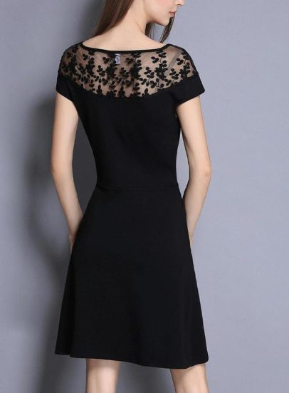 Women Slim A Line Party Dress