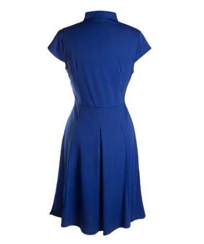 Classic V Neck Pure Color Summer Dress