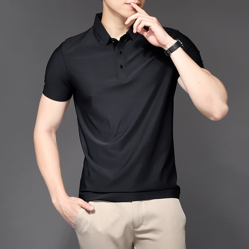 Seamless Ice Feel Polo Shirt for Men