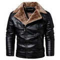 Men's Slim Fit Motorcycle Leather Jacket