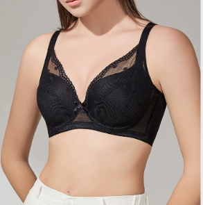 Ultra Thin Adjustable Gathering Support Bra
