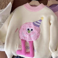 Girls Elegant Base Knit Sweater