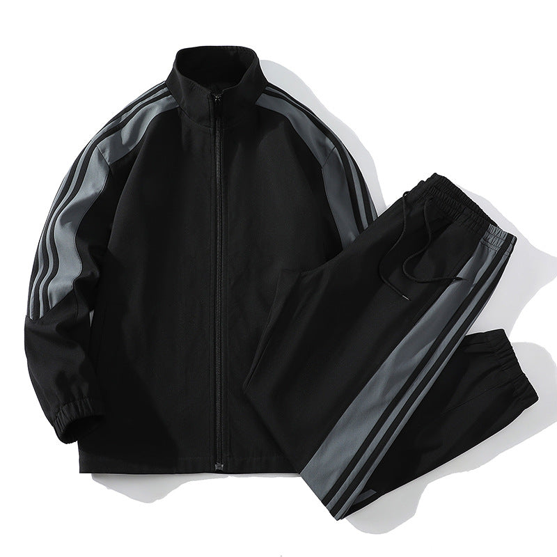 Casual Printed Sports Jacket Set for Men