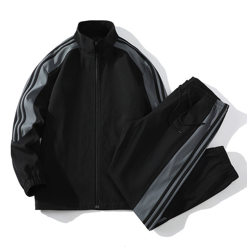 Casual Printed Sports Jacket Set for Men