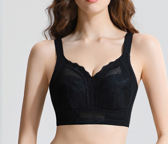 Ultra Thin Breathable Cotton Embroidered Support Bra