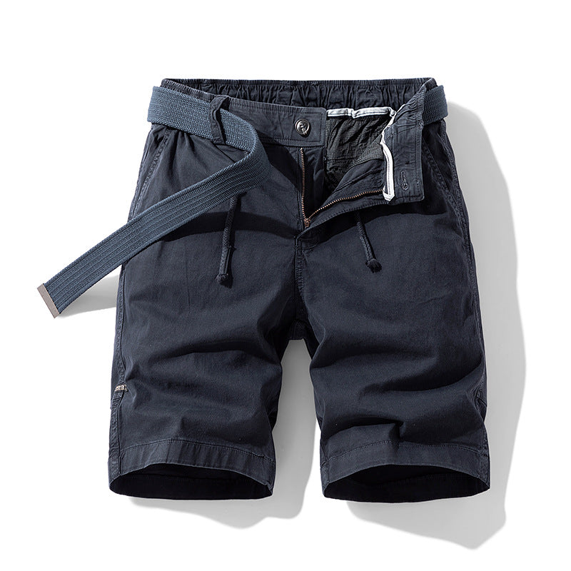 Retro Style Loose Utility Shorts for Men