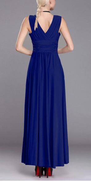 Women Long Prom Night Party Fit Waist Dress