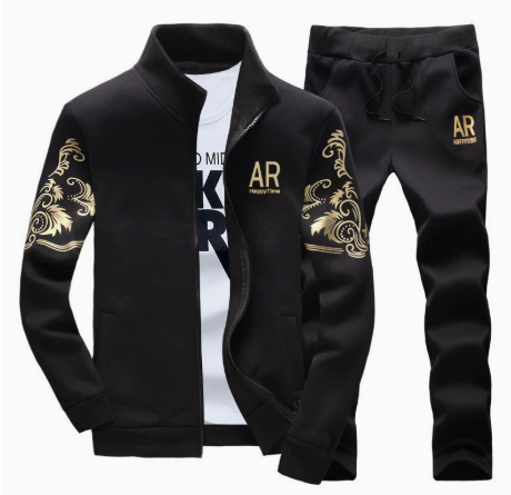 Slim Fit Sportswear Set for Men