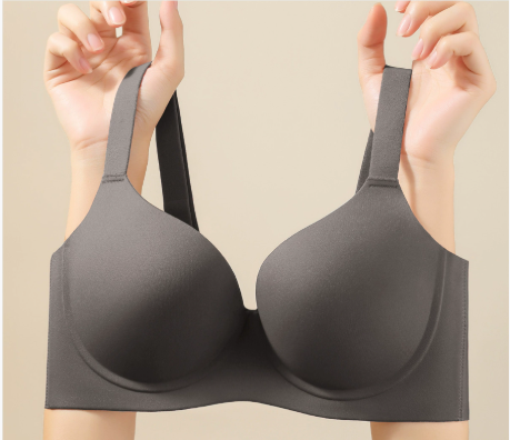 Seamless Glossy Push Up Shaping Bra for Women