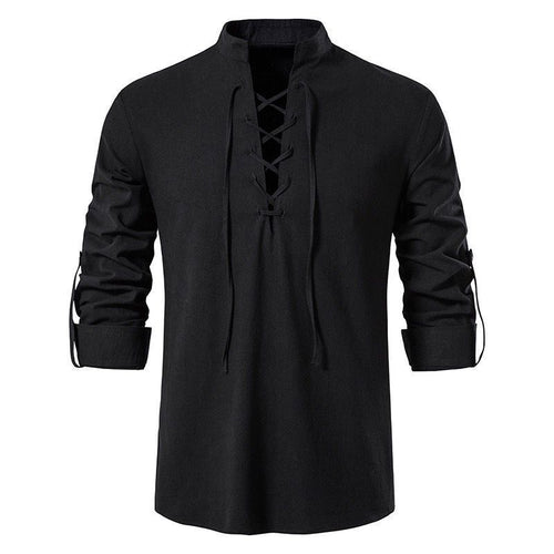 Classic Stand Collar Casual Shirt for Men