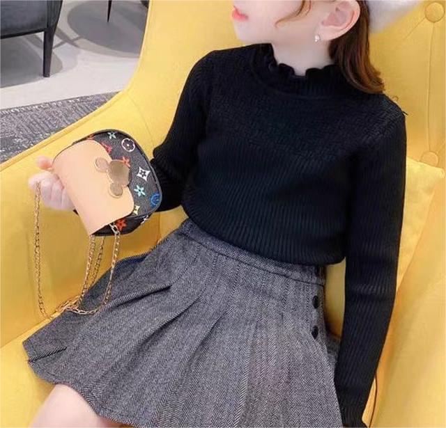 Warm Fleece Knit Top for Girls