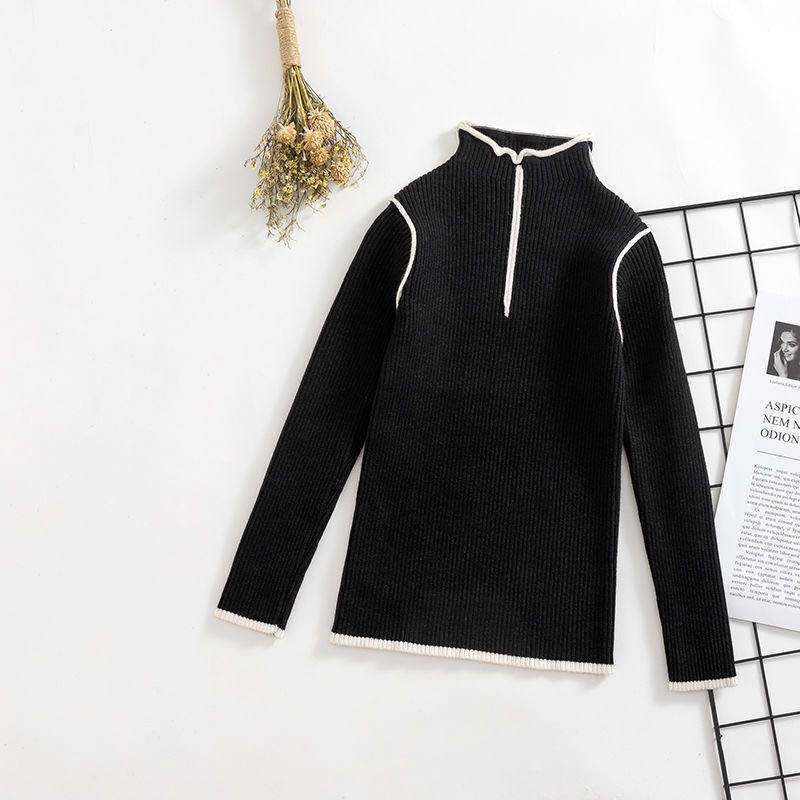 Cozy Knitted Pullover Top for Little Girls