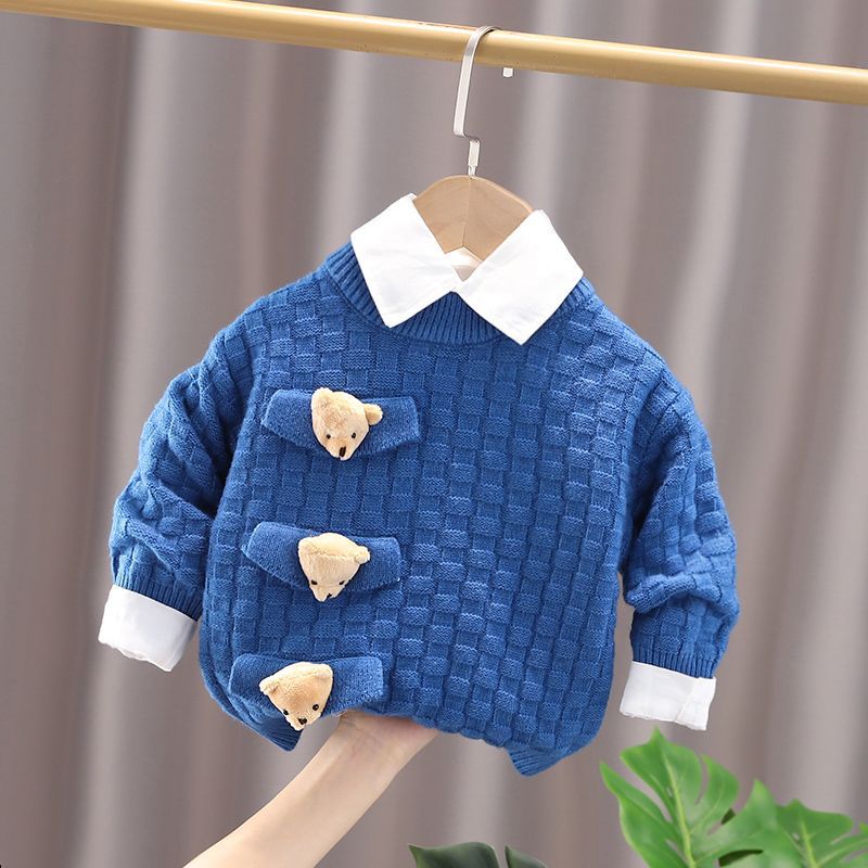 Boys and Girls Autumn/Winter Knit Pullover