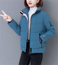 Women’s Short Winter Cotton-Padded Coat with Velvet Lining