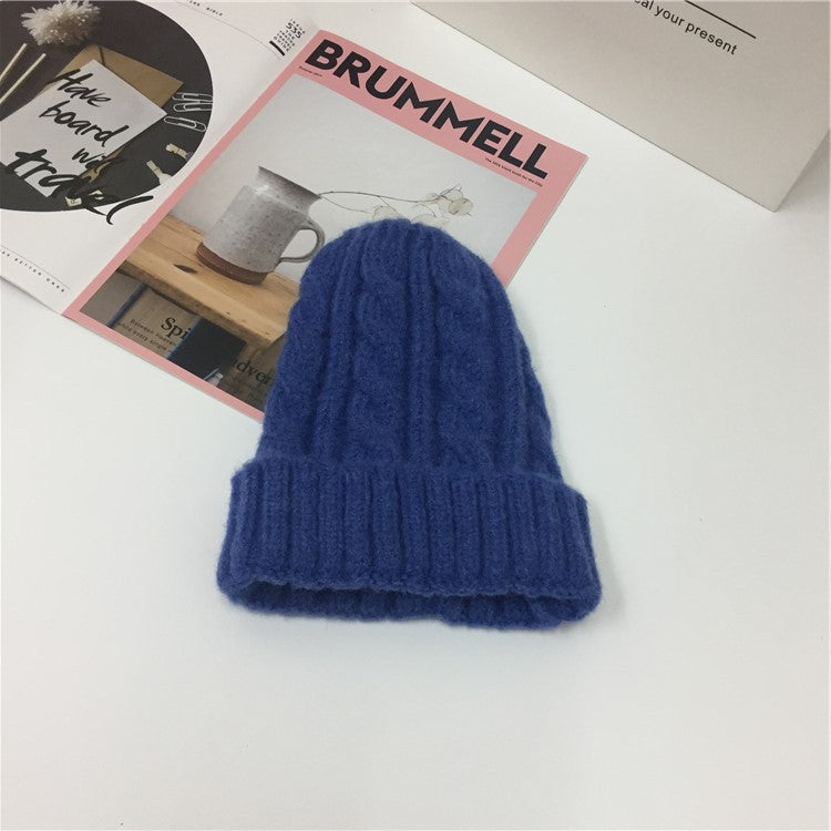 Cozy Twist Knit Warm Ear Shield Hat