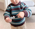 Cozy Fleece-Lined Winter Sweater for Kids