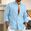 Breezy Linen Button Shirt for Men