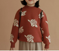 Girls Korean Style Pullover Knit Top
