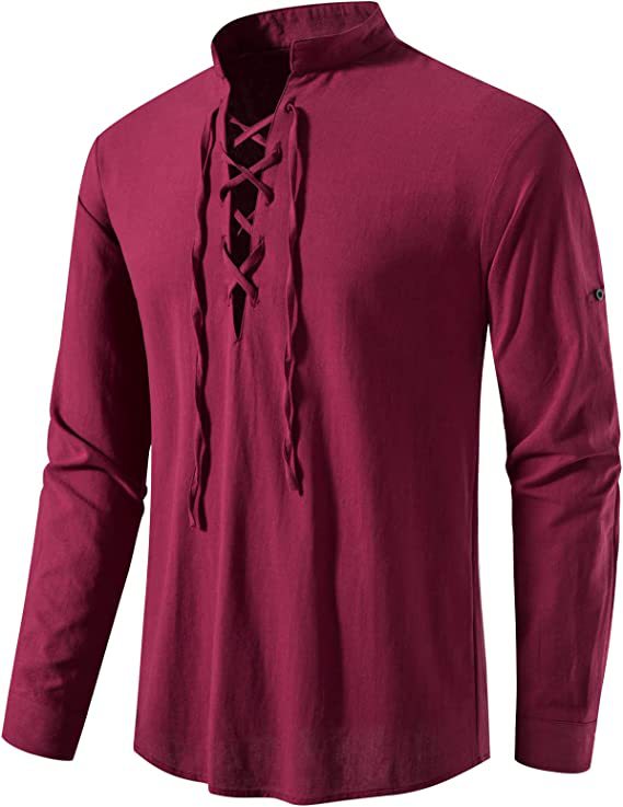 Classic Stand Collar Casual Shirt for Men