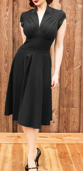 Women V-Neck Stretched Tight Style Dress